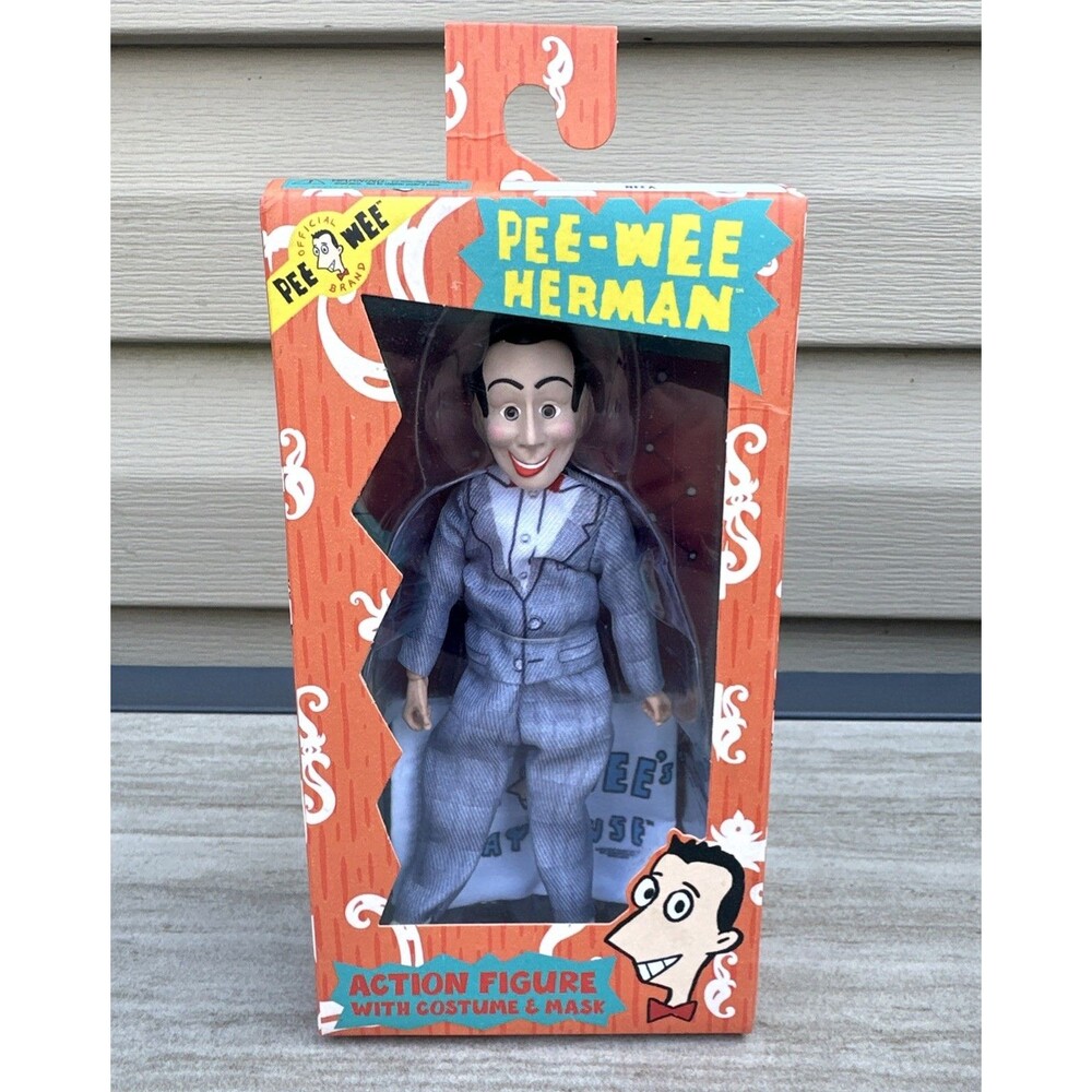 NECA BEN COOPER PEE-WEE HERMAN 5.5" FIGURE with COSTUME & MASK